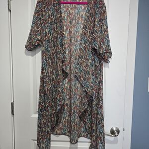 LuLaRoe Multicolor Floral Cardigan